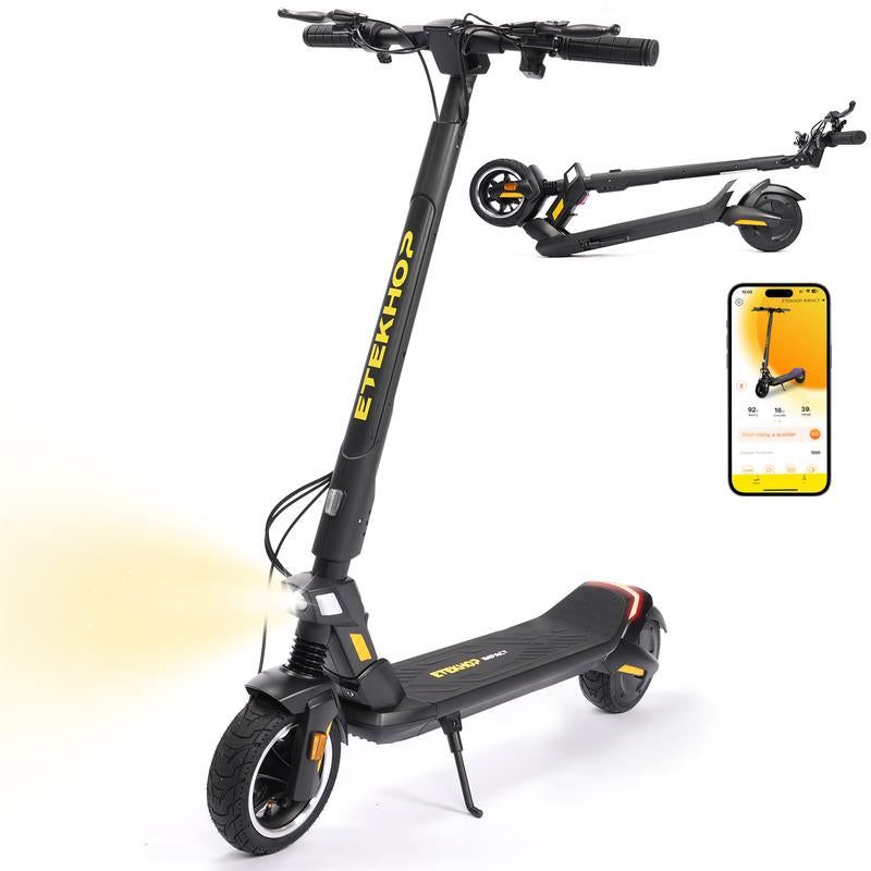 DRIFT.SLIDE Electric Scooter for Adults, up to 30 Miles, 450W Motor,40Kph Max Speed, 36V 15.6AH Battery UL 2272 Portable Folding Commuting E-Scooter with Double Braking System and App Control