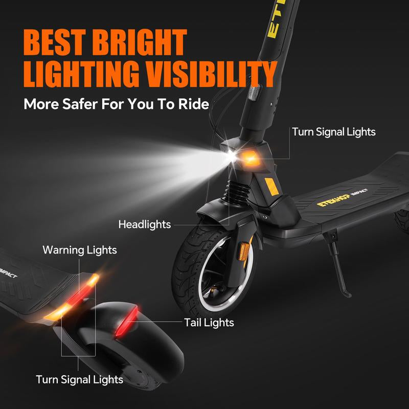 DRIFT.SLIDE Electric Scooter for Adults, up to 30 Miles, 450W Motor,40Kph Max Speed, 36V 15.6AH Battery UL 2272 Portable Folding Commuting E-Scooter with Double Braking System and App Control